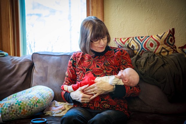 Sonja with her Nana Nancy